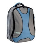 Tech air Nylon Backpack Grey/Blue 15.4  (TAR3707)